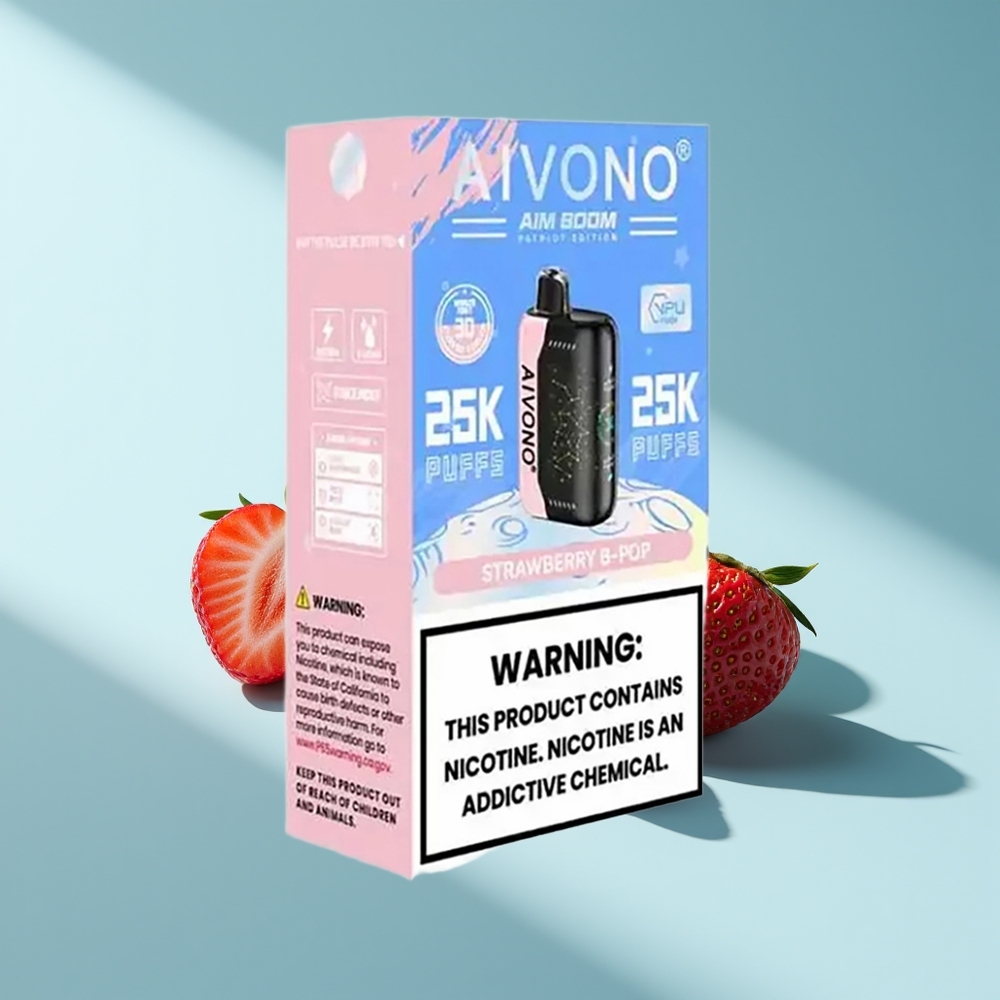 Aivono Aim Boom 25000 Erdbeer-B-Mesh 28ml 650mAh
