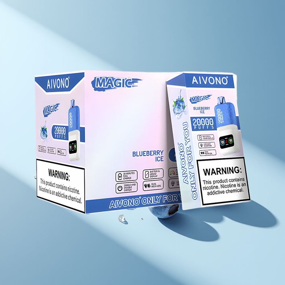 Aivono Aim Magic 20000 Blaubeer-Eis Dual Mesh LCD