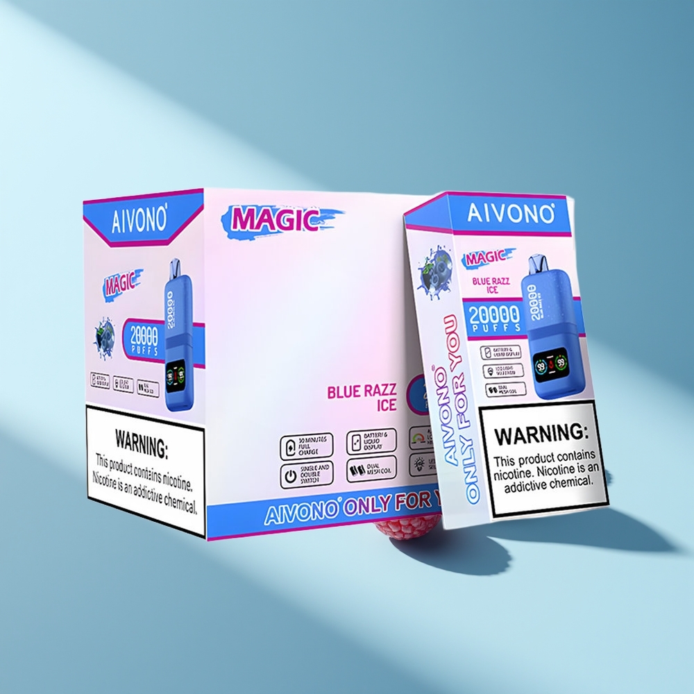 Aivono Aim Magic 20000 Blauer Himbeer-Eis LCD Typ-C