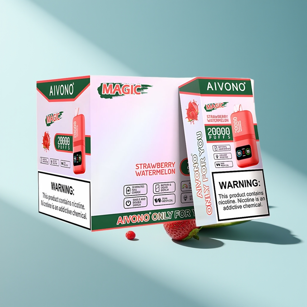 Aivono Aim Magic 20000 Erdbeer-Wassermelone Dual Mesh LCD