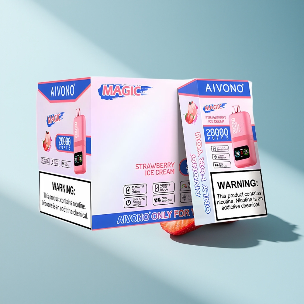 Aivono Aim Magic 20000 Erdbeereis-Dual-Mesh-Typ-C