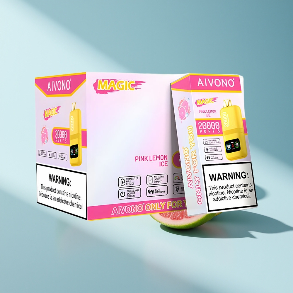 Aivono Aim Magic 20000 Rosa Zitroneneis Dual Mesh LCD