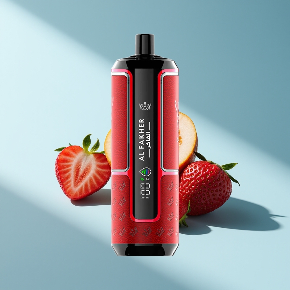 Al Fakher Crown Bar 15K Hypermax Erdbeer-Schlag mit 22ml und 600mAh