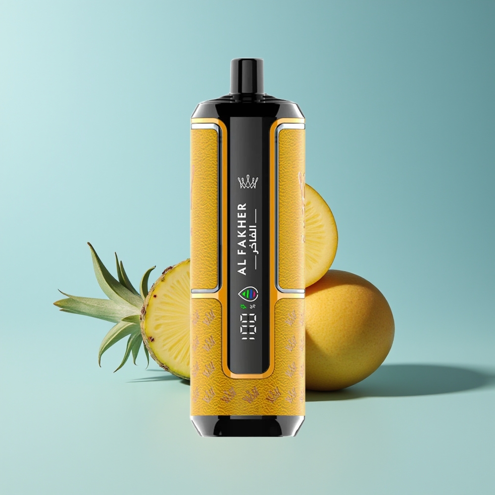 Al Fakher Crown Bar 15K Hypermax Mango Ananas Kompakt Ladegerät