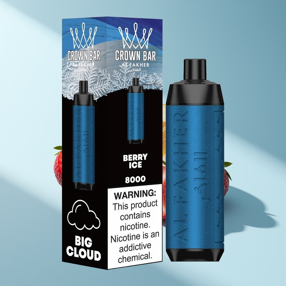 Al Fakher Crown Bar 8000 Crystal Beeren-Eis 600mAh 18ml