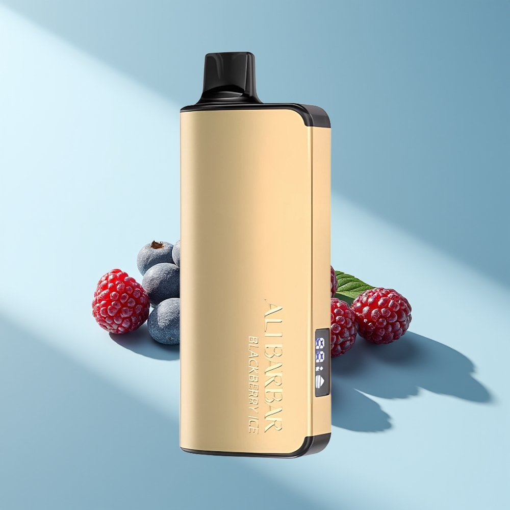 Alibarbar Ingot 9000 Schwarze Beere Eis 22ml 2350mah