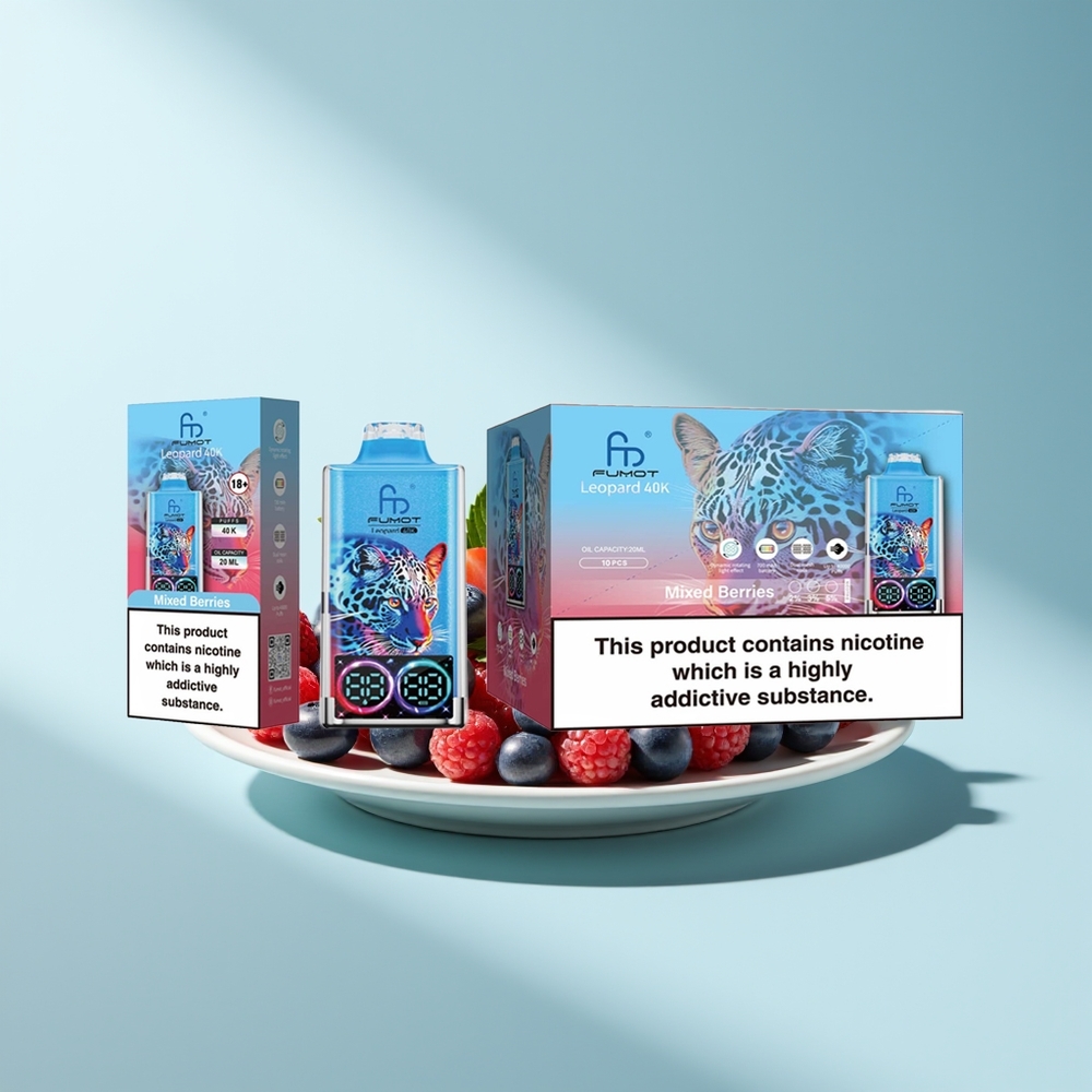 Fumot Leopard 40K Gemischte Beeren Dual Mesh 5%