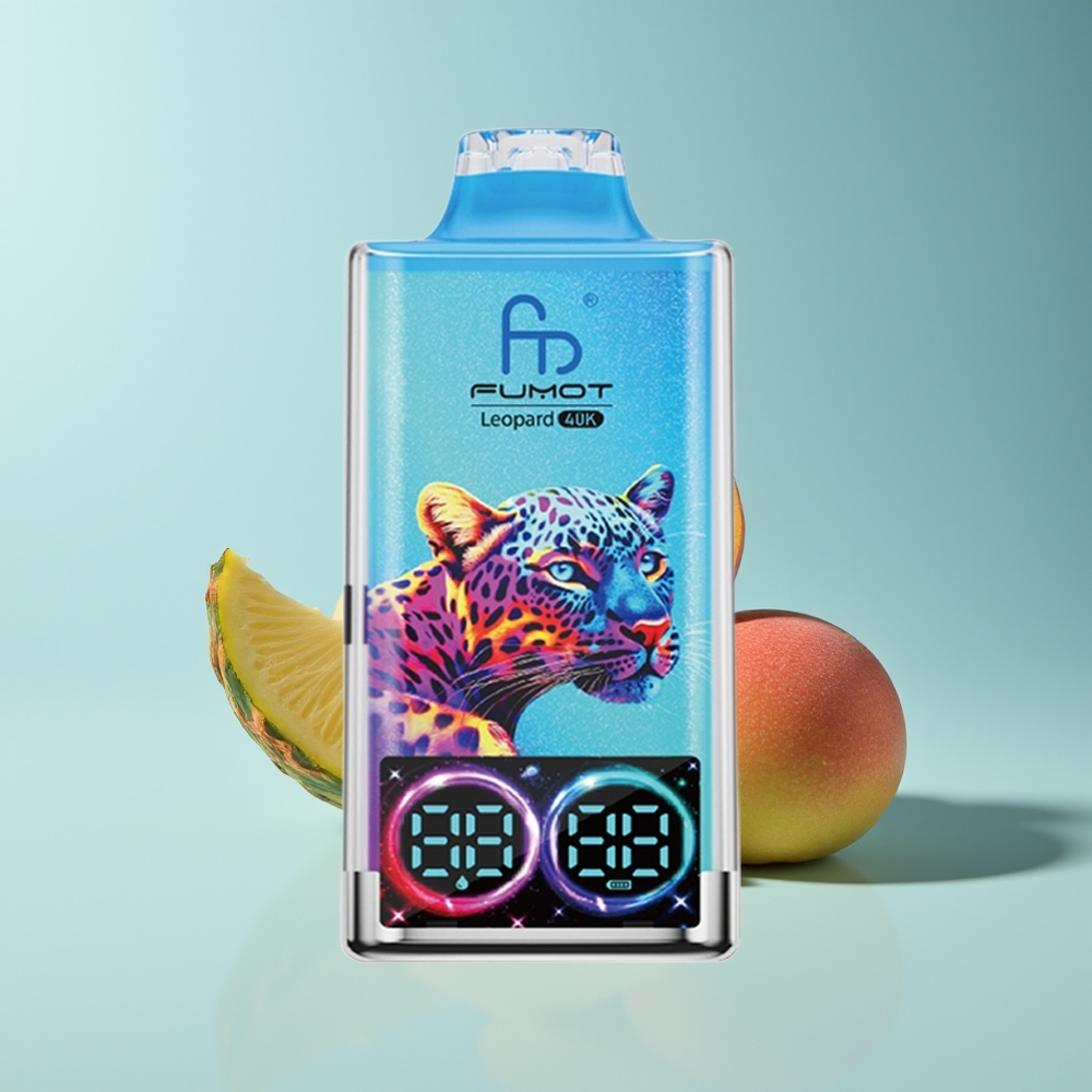 Fumot Leopard 40K Pfirsich Mango Ananas Dual Mesh 5% Nic