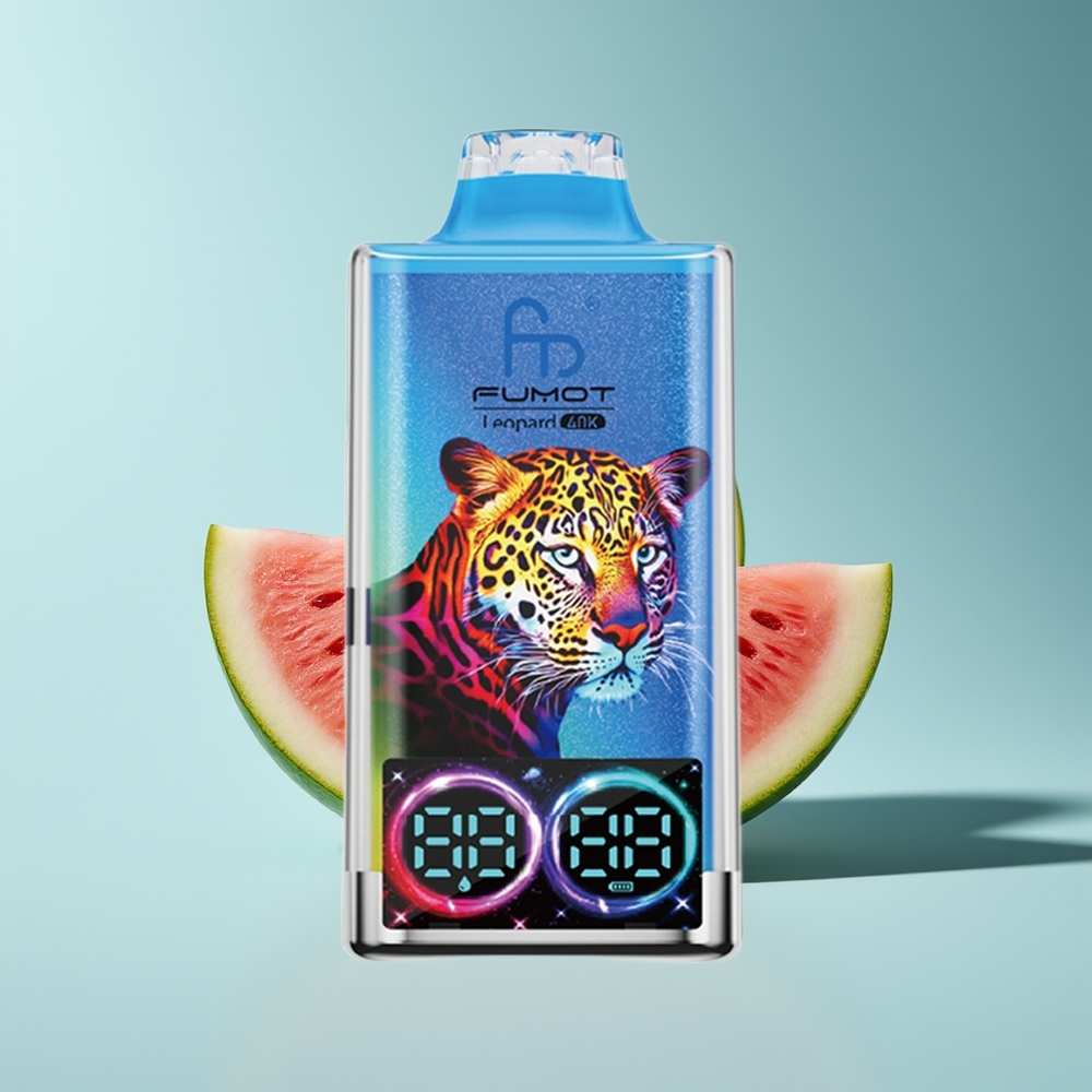 Fumot Leopard 40K Wassermelonen-Kaugummi Dual Mesh 5%