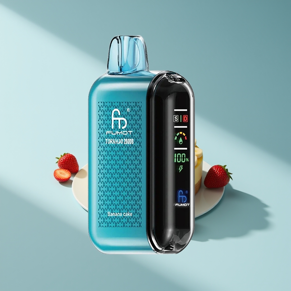 Fumot Tornado 20000 Bananenkuchen Dual Mesh Coil Smart Display