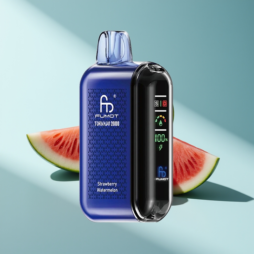 Fumot Tornado 20000 Erdbeer-Wassermelone Dual Mesh Intelligente Anzeige