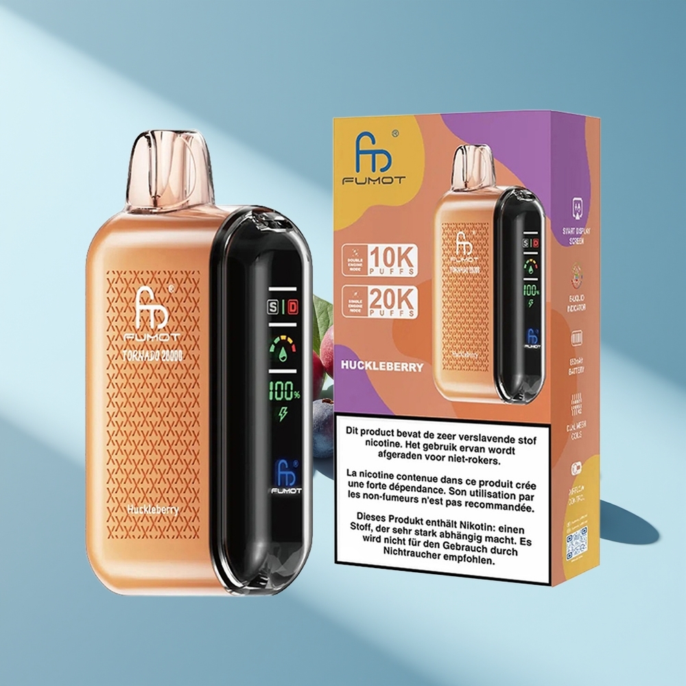 Fumot Tornado 20000 Heidelbeere Doppelnetz Intelligente Anzeige