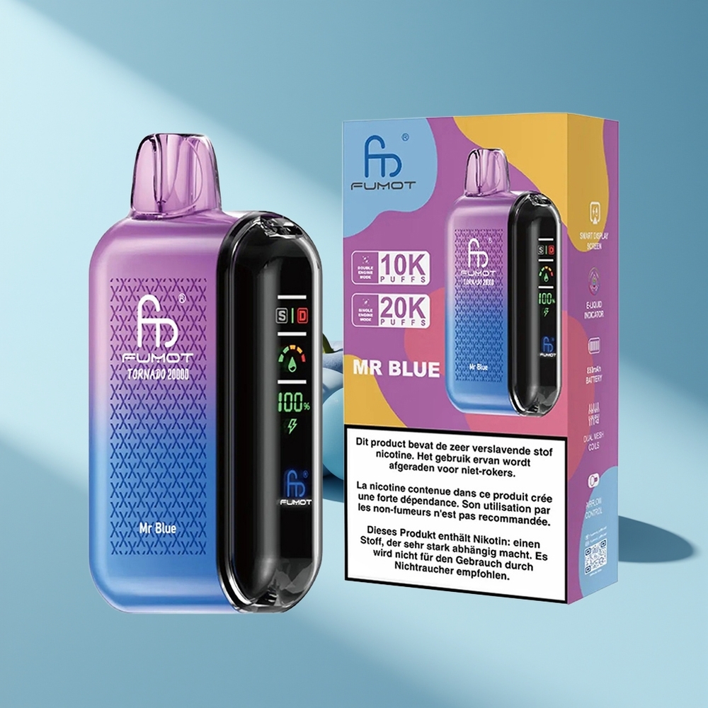 Fumot Tornado 20000 Herr Blau Dual Mesh 20ml