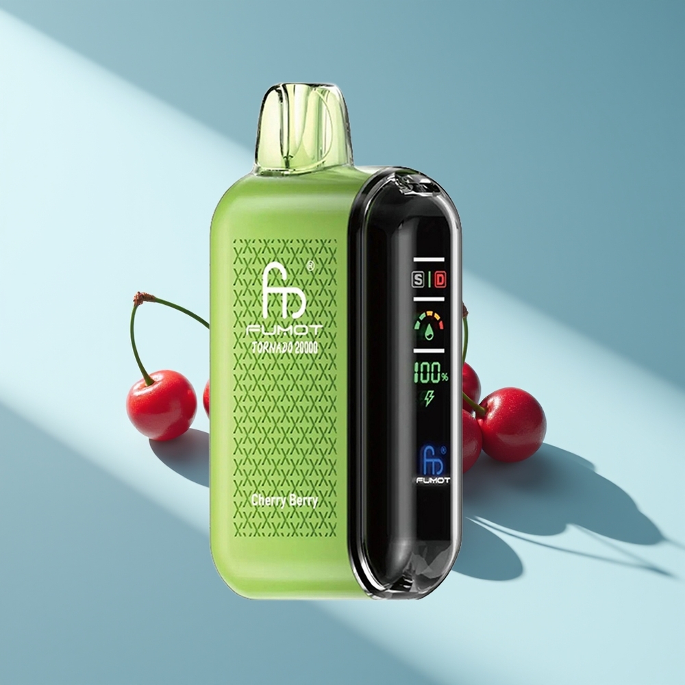 Fumot Tornado 20000 Kirschbeere Dual Mesh Display