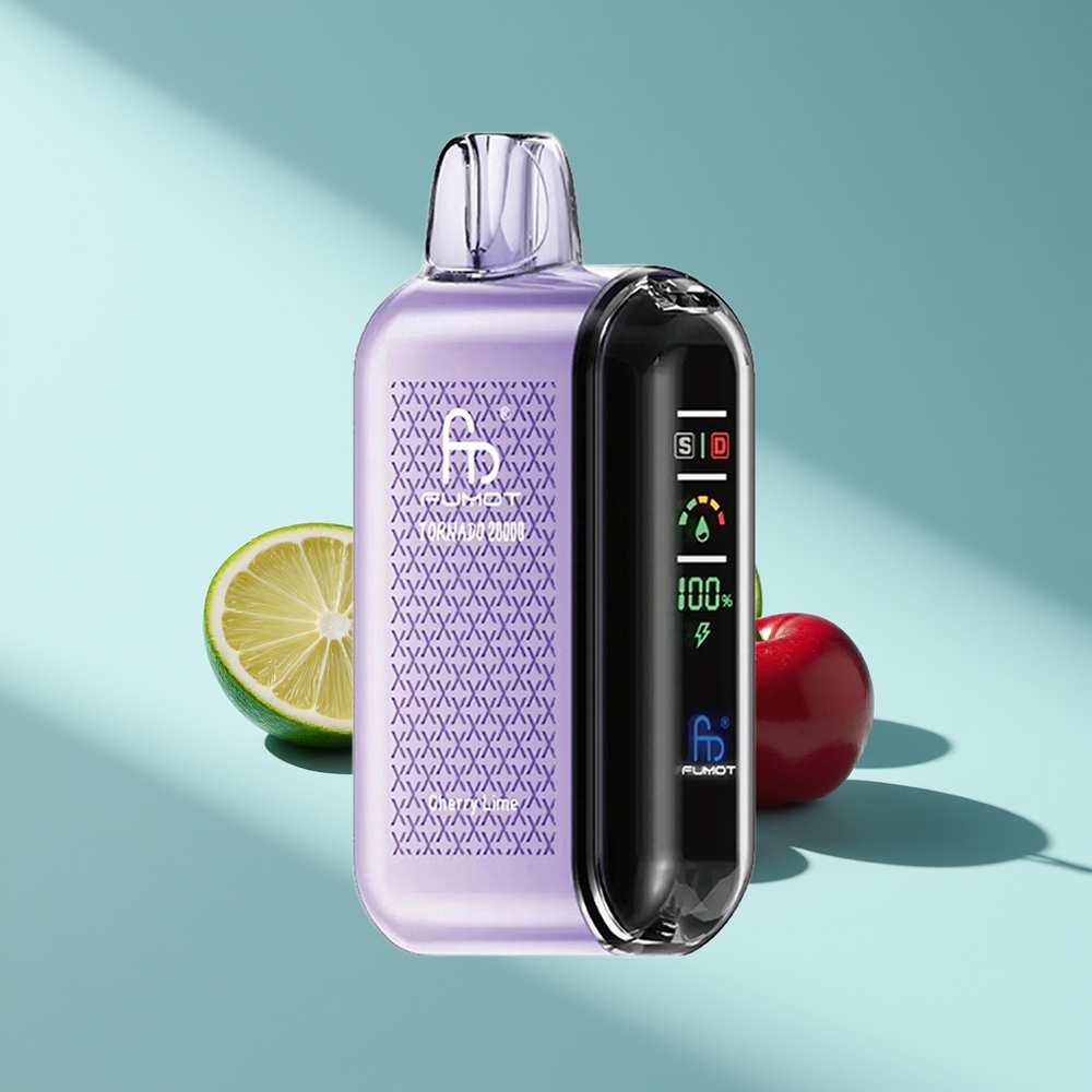 Fumot Tornado 20000 Kirschlimette Dual Mesh Smart Display