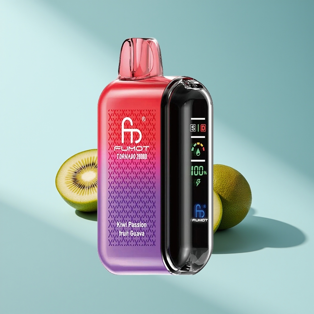 Fumot Tornado 20000 Kiwi-Maracuja-Guave Dual-Luftstrom Intelligente-Anzeige
