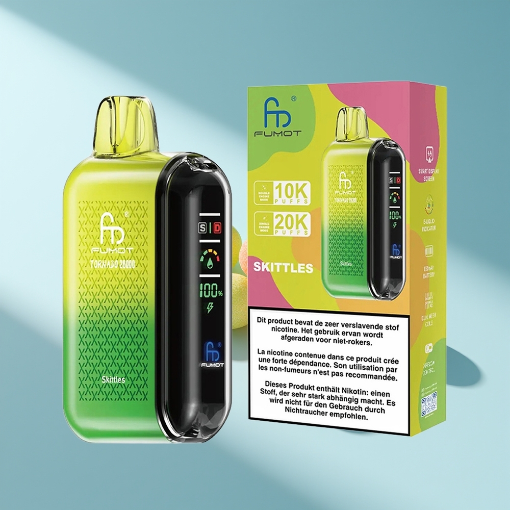 Fumot Tornado 20000 Skittles Doppelnetz-Display