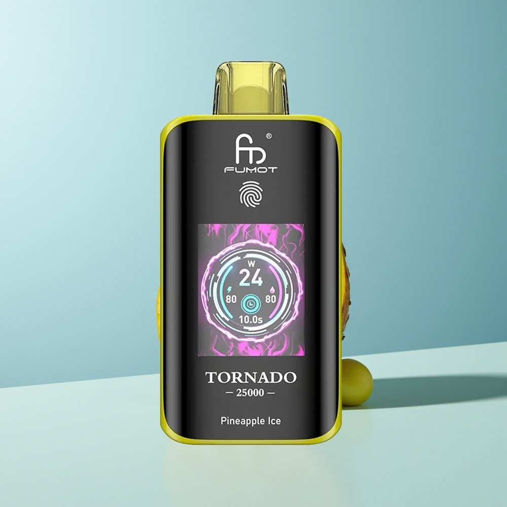 Fumot Tornado 25000 Ananas Eis HD Bildschirm Typ-C Ladeanschluss