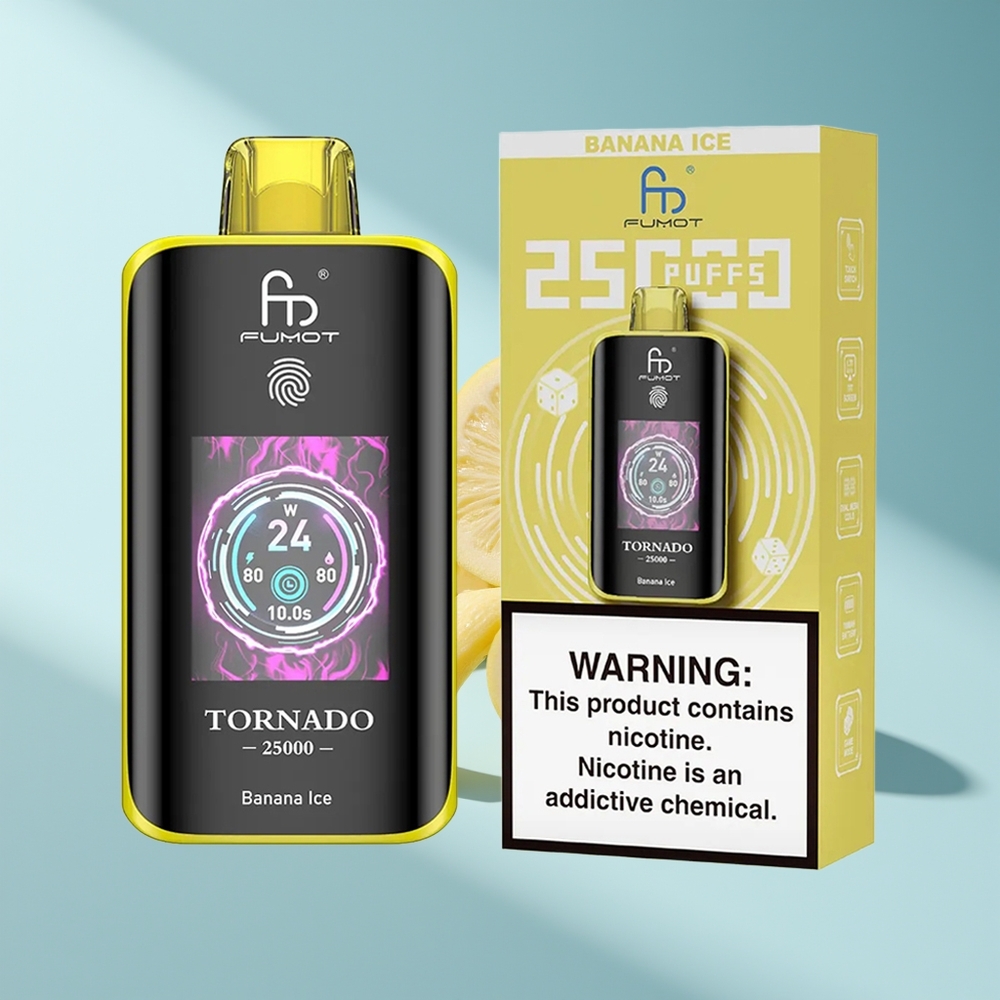 Fumot Tornado 25000 Bananen-Eis HD 700mAh