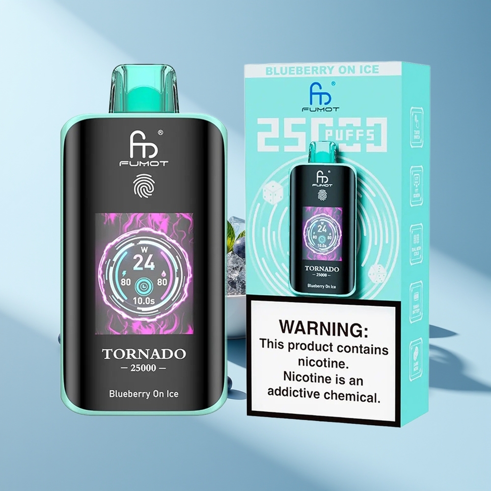 Fumot Tornado 25000 Blaubeere Auf Eis HD 700mAh