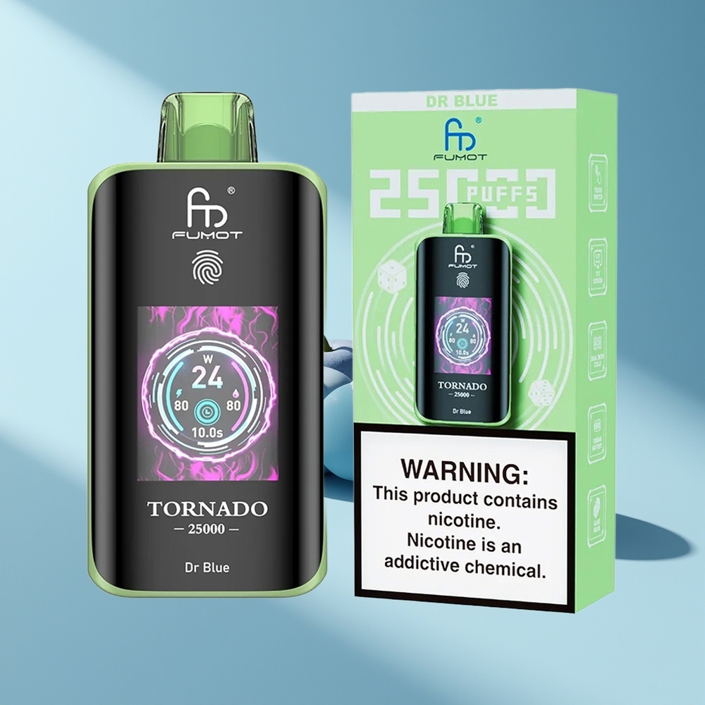 Fumot Tornado 25000 Dr Blau HD Bildschirm 20ml