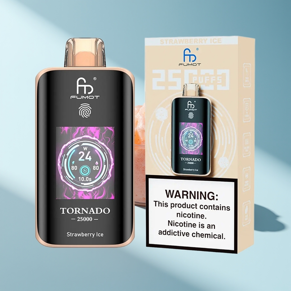 Fumot Tornado 25000 Erdbeereis HD 700mAh
