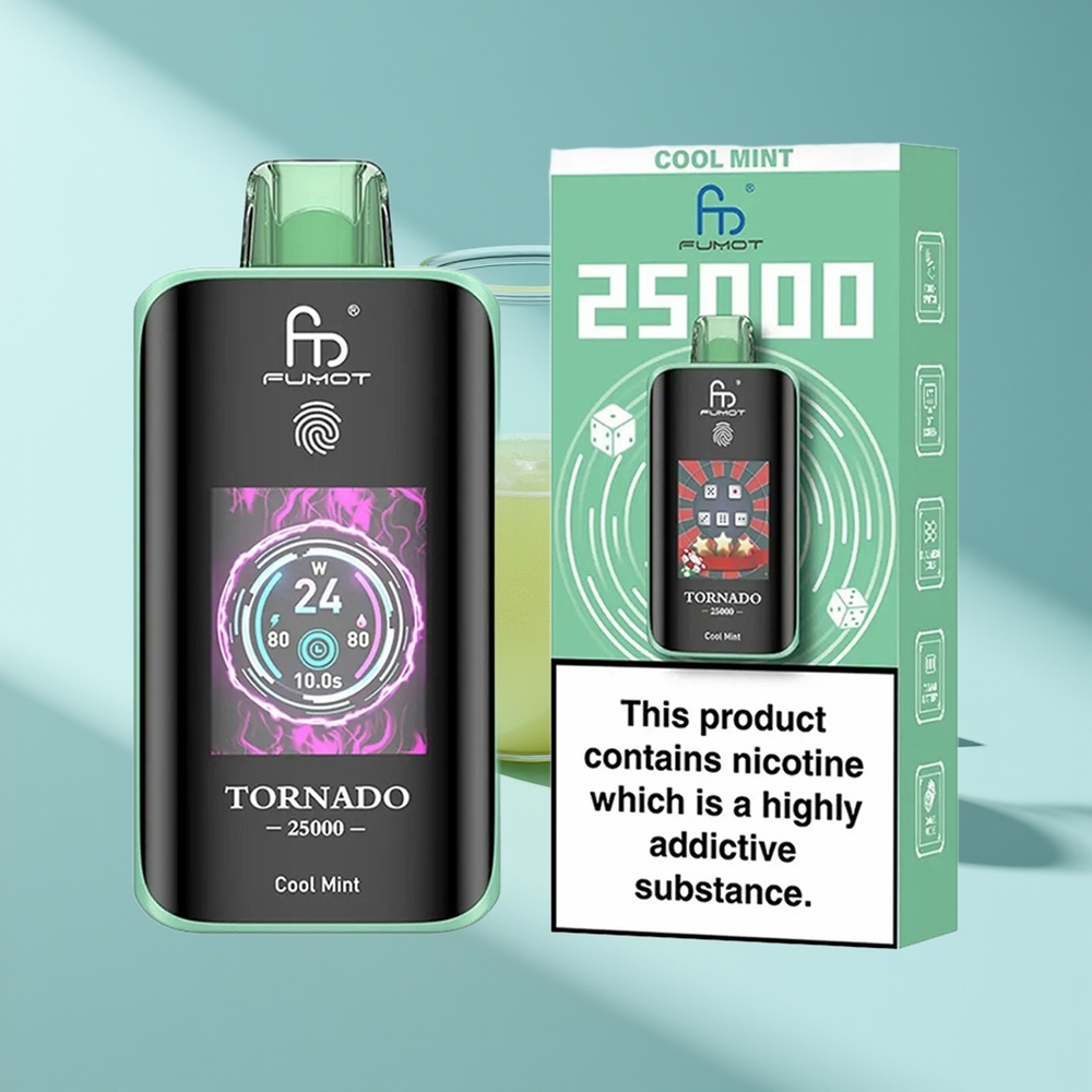 Fumot Tornado 25000 Kühle Minze HD Typ-C