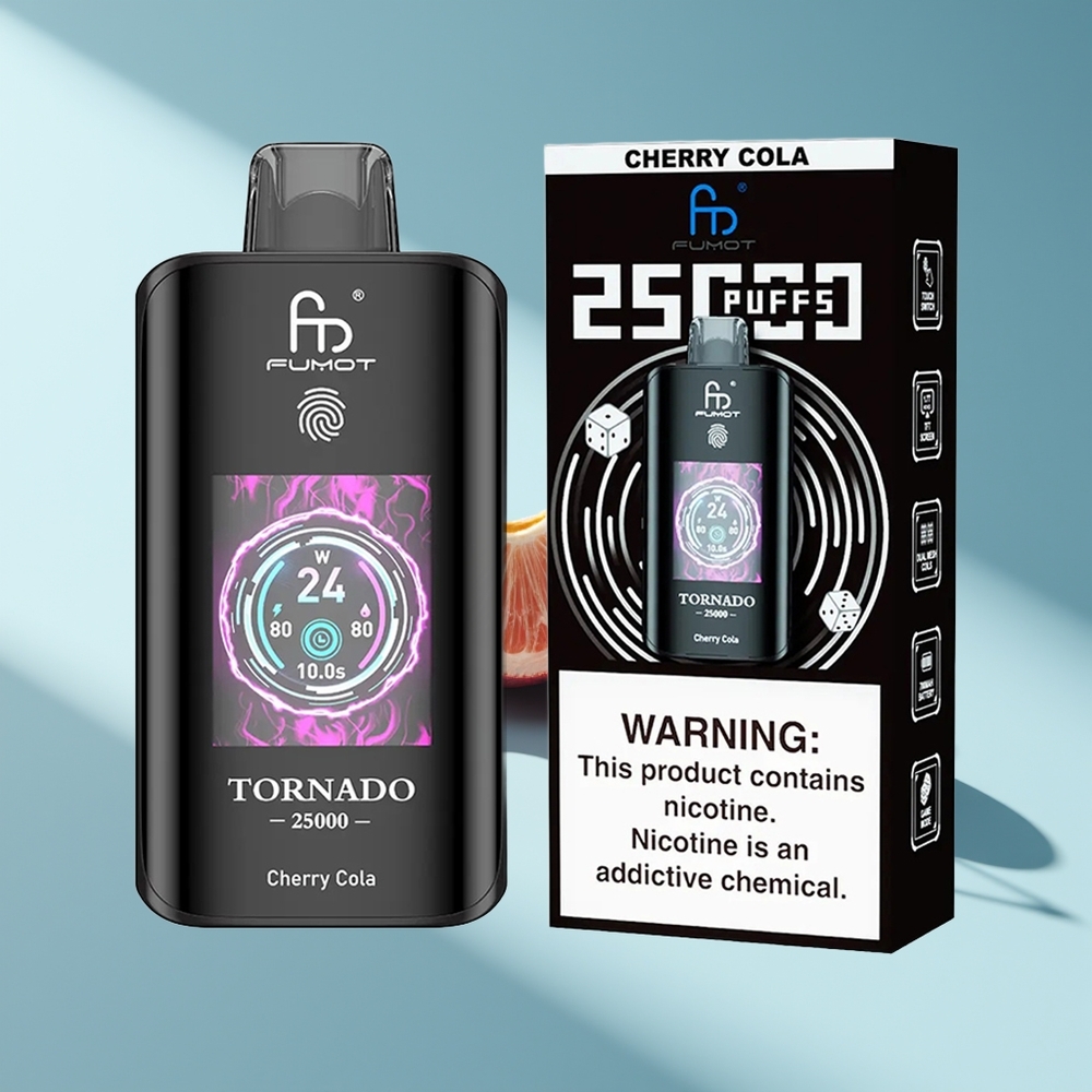 Fumot Tornado 25000 Kirsch-Cola HD-Akku