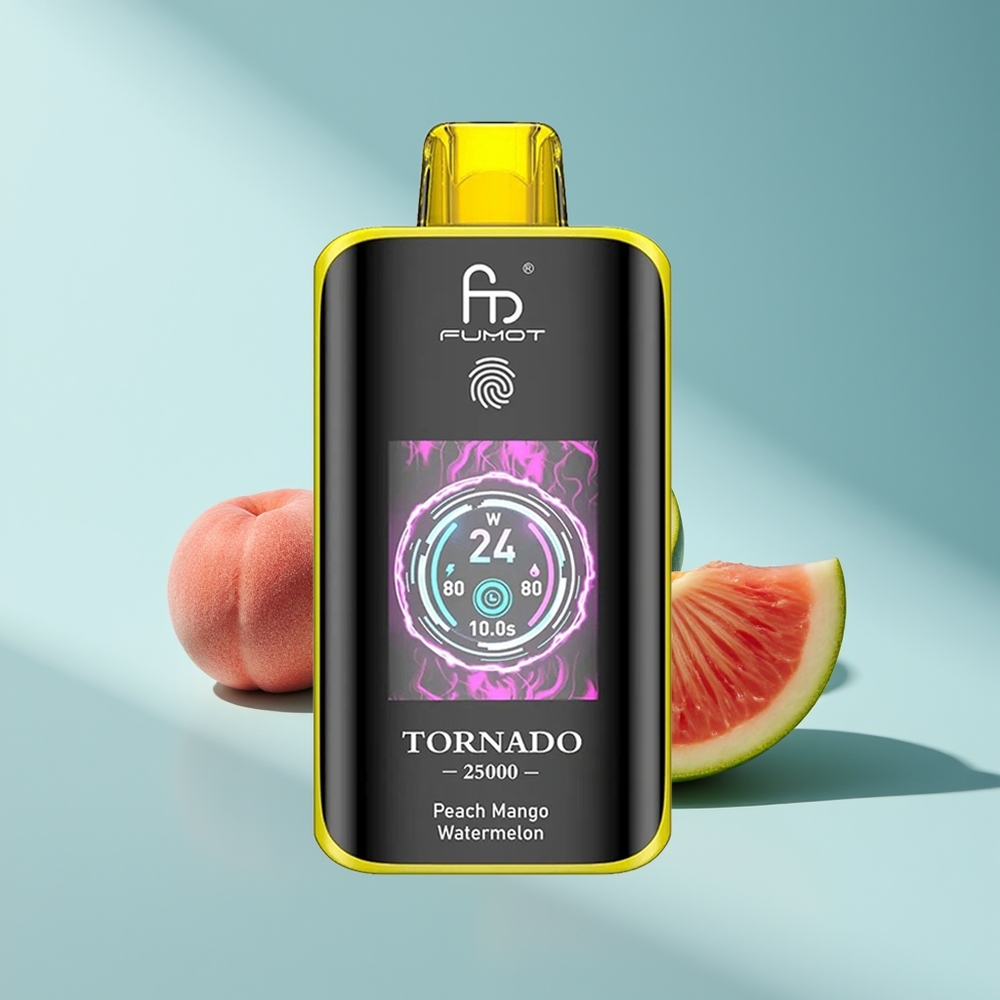 Fumot Tornado 25000 Pfirsich Mango Wassermelone HD Typ-C