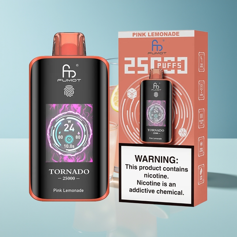 Fumot Tornado 25000 Rosarote Limonade HD Typ-C