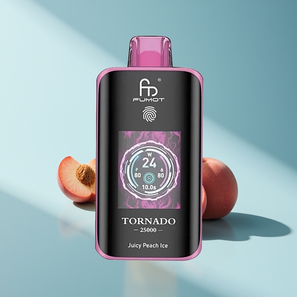 Fumot Tornado 25000 Saftiger Pfirsich Eis HD 700mAh