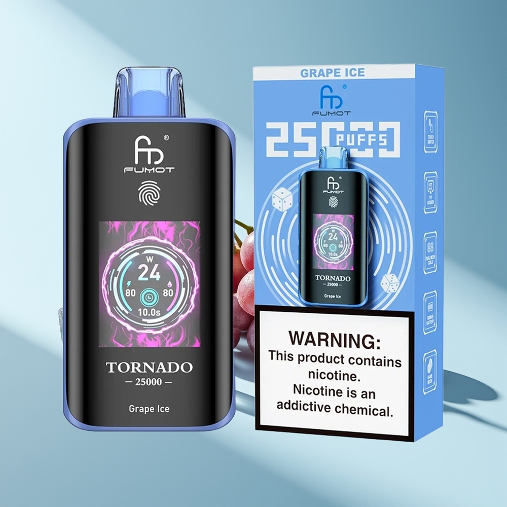 Fumot Tornado 25000 Trauben Eis HD Typ-C