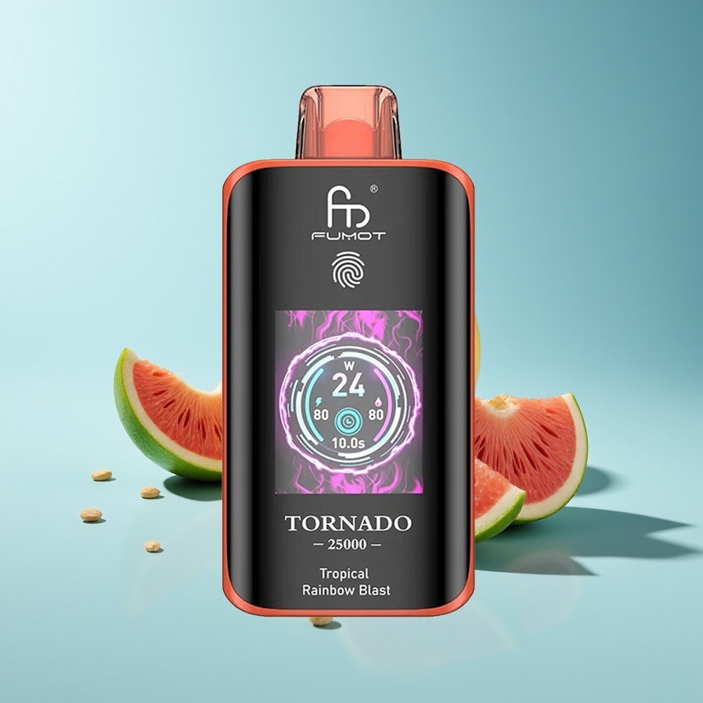 Fumot Tornado 25000 Tropischer Regenbogen-Explosion HD Typ-C