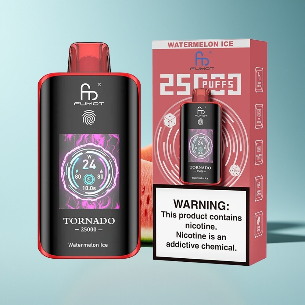 Fumot Tornado 25000 Wassermelone-Eis HD Typ-C