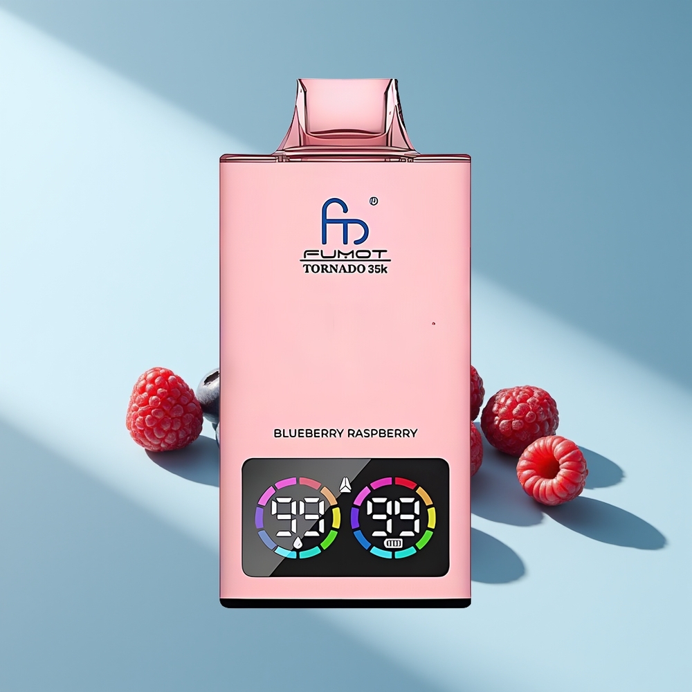 Fumot Tornado 35000 Blaubeere Himbeere Dual Mesh RGB