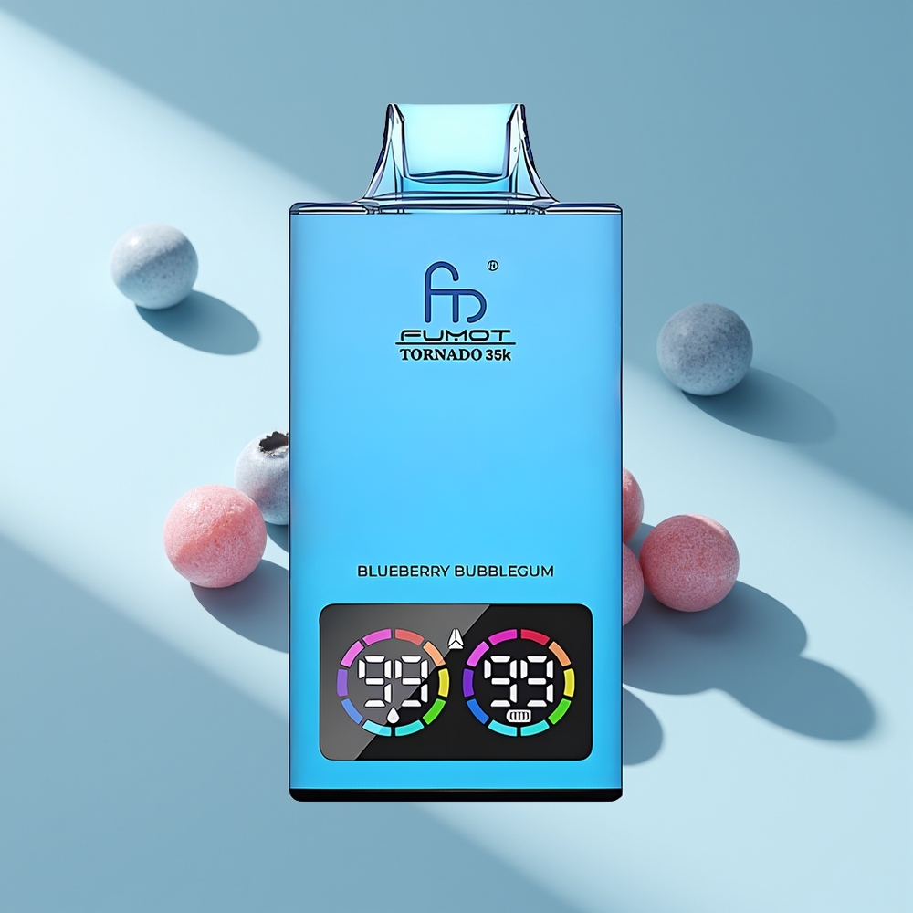 Fumot Tornado 35000 Blaubeere Kaugummi Dual Mesh RGB