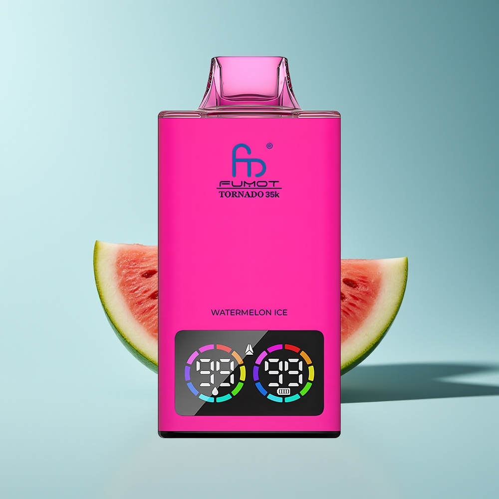 Fumot Tornado 35000 Wassermelonen-Eis Dual-Ladung & RGB-Licht