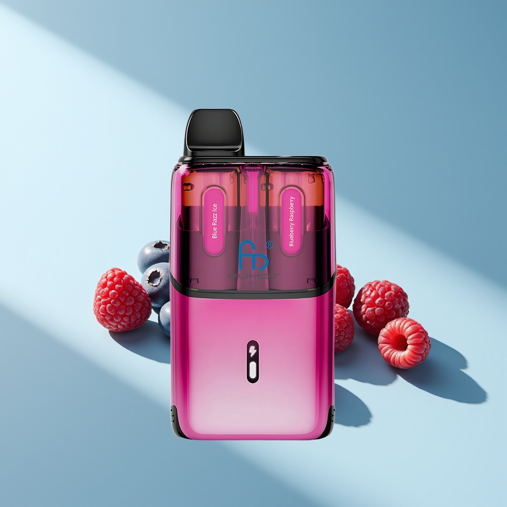 Fumot Ultra T32000 Blaubeere-Himbeer-Eis mit 800mAh und Mesh-Coil