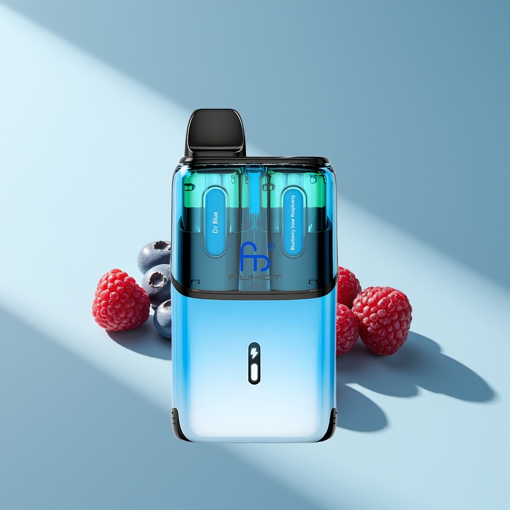 Fumot Ultra T32000 Dr. Blau - Blaubeer-Sauer-Himbeere mit 800mAh und Mesh-Technologie
