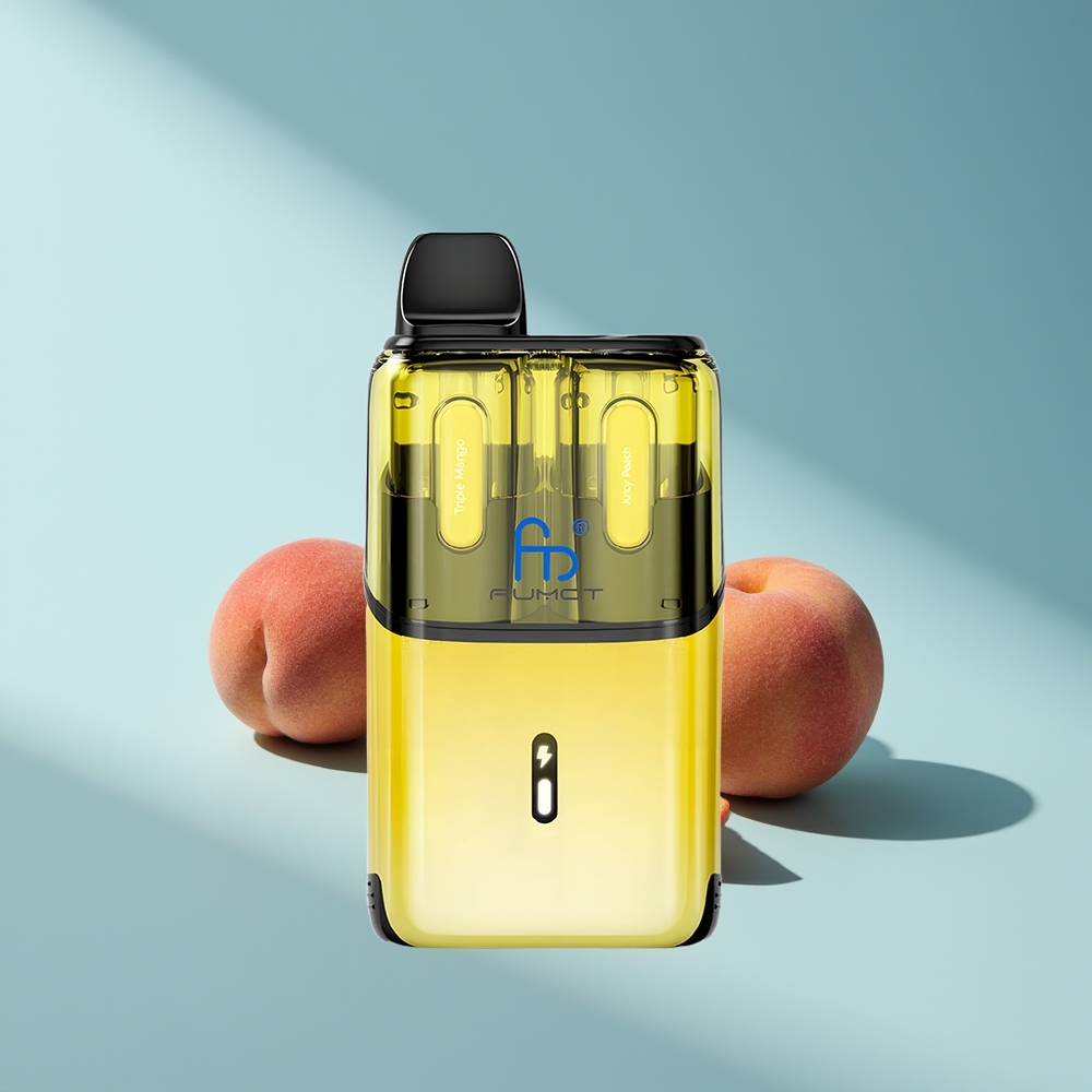 Fumot Ultra T32000 Dreifach Mango - Saftiger Pfirsich mit 800mAh und Mesh Coil