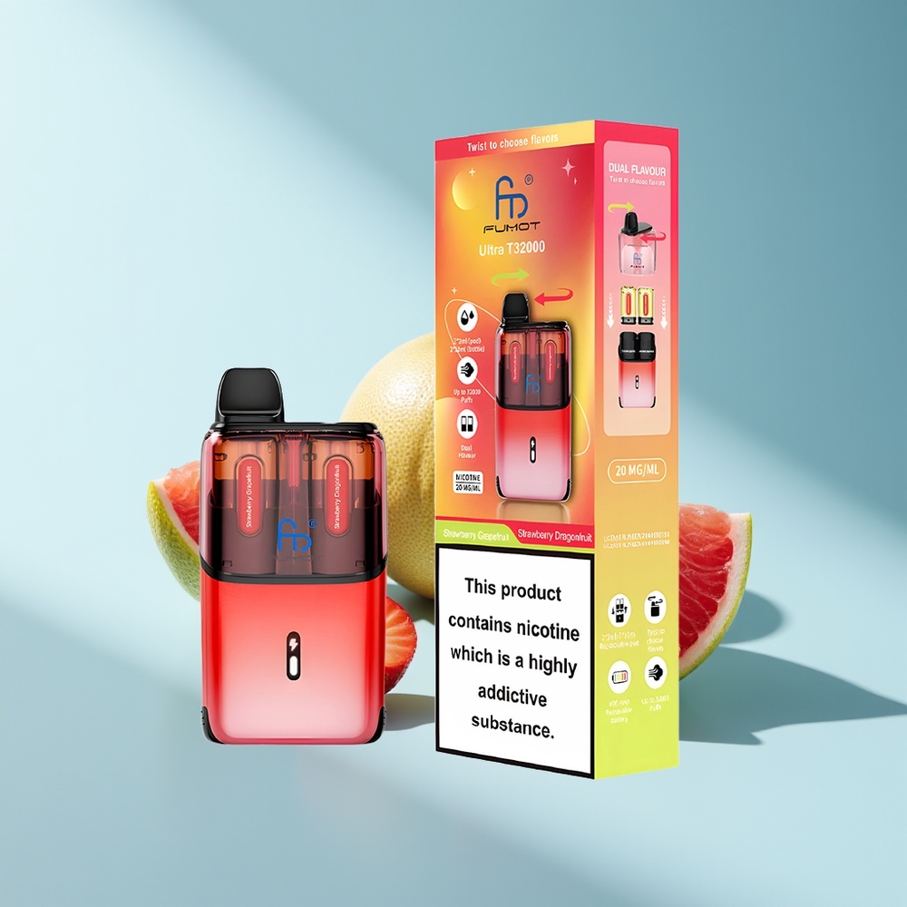 Fumot Ultra T32000 Erdbeere Grapefruit - Erdbeere Drachenfrucht 800mAh Mesh Coil