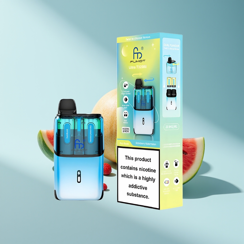 Fumot Ultra T32000 Frucht Bombe - Erdbeer Wassermelone 800mAh Typ-C
