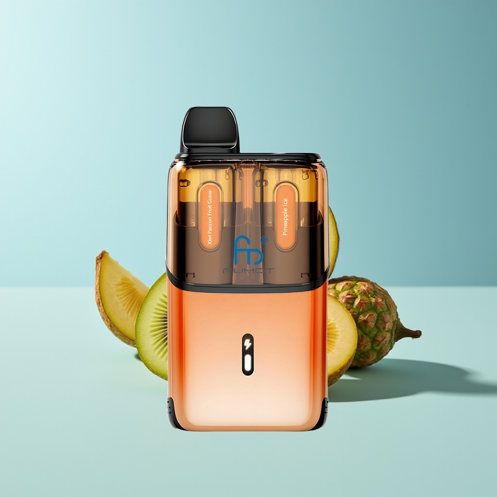 Fumot Ultra T32000 Kiwi-Maracuja-Guava-Ananas-Eis mit 800mAh und Mesh Coil