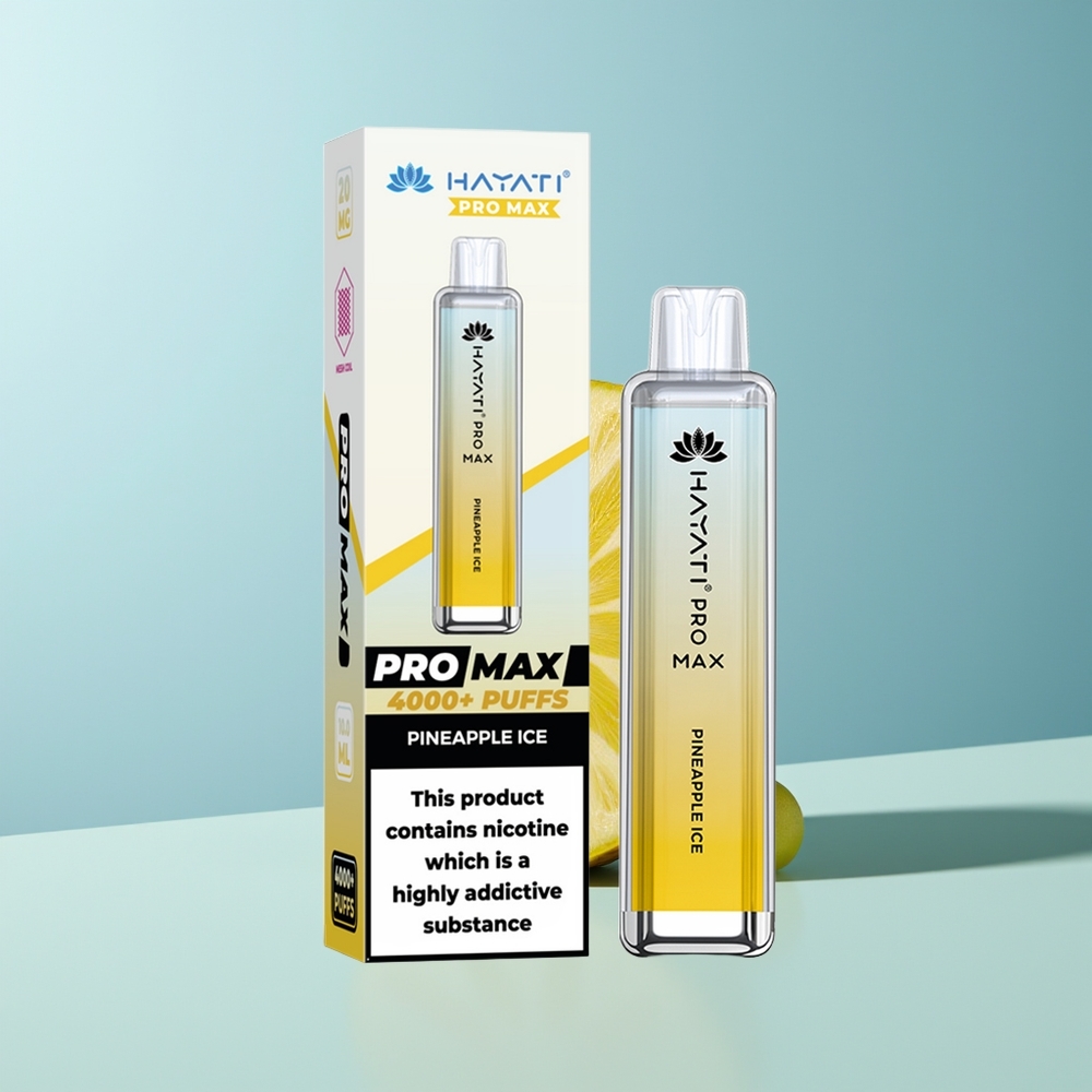 Hayati Pro Max 4000 Ananas Eis Doppel-Mesh 2ml