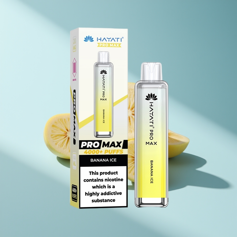 Hayati Pro Max 4000 Banana Eis Dual Coil Rechargebar