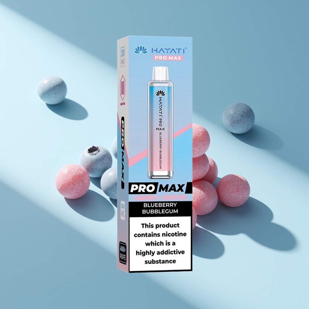 Hayati Pro Max 4000 Blaubeere Kaugummi Kristall 2ml
