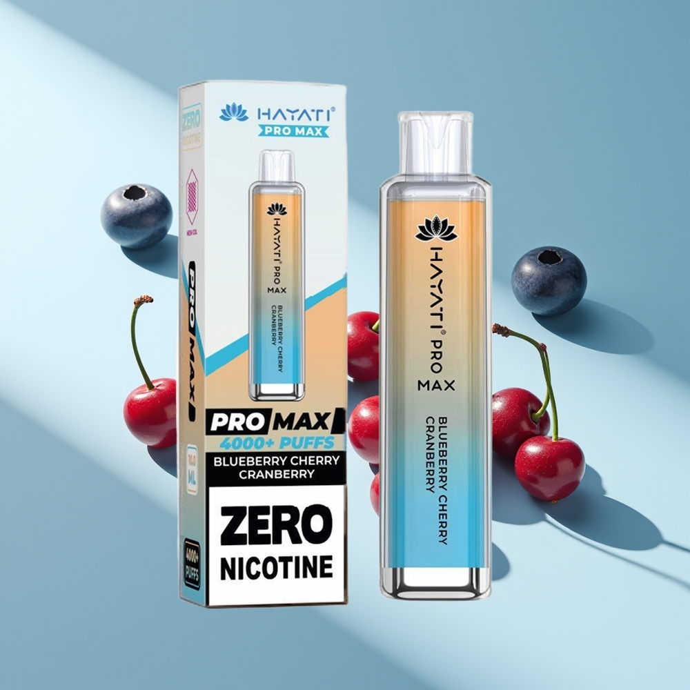 Hayati Pro Max 4000 Blaubeere Kirsche Preiselbeere Dual Mesh Rechargebar