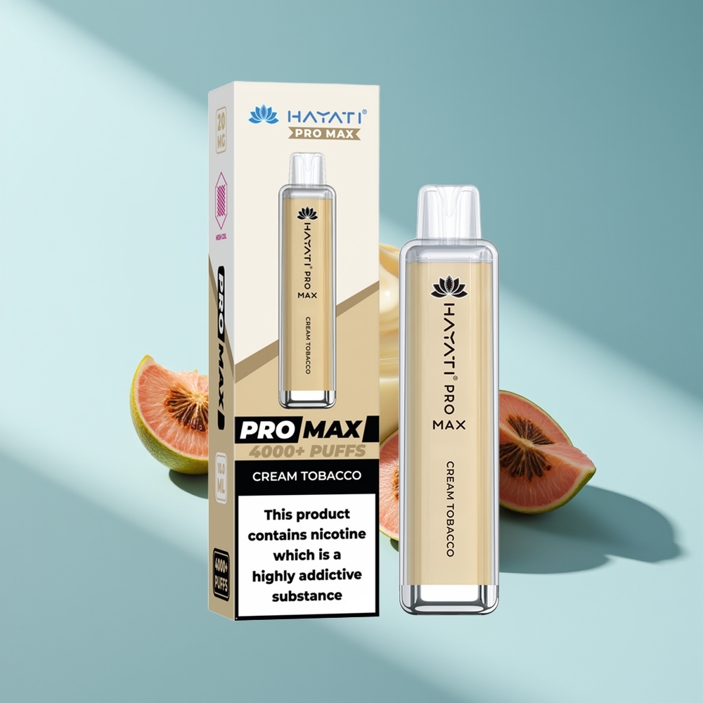 Hayati Pro Max 4000 Deutsche Cremetabak Dual Mesh 1400mAh