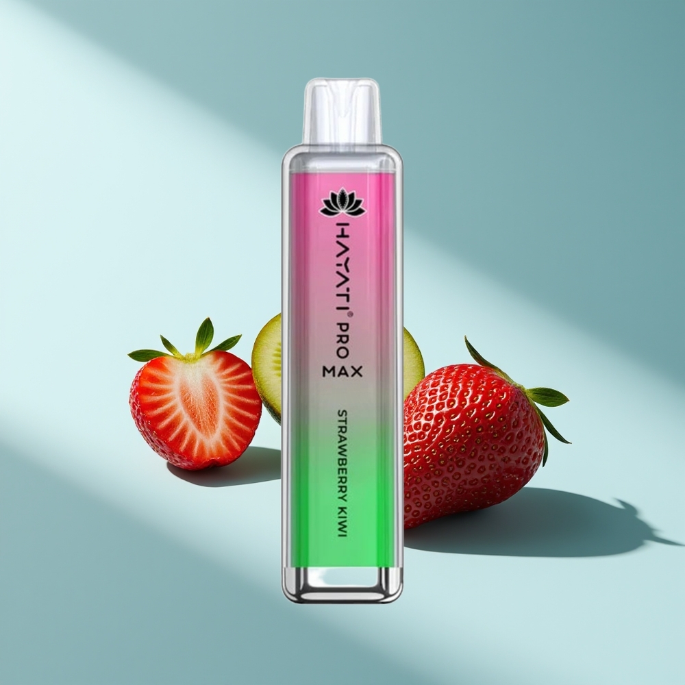 Hayati Pro Max 4000 Erdbeer-Kiwi Dual Coil Rechargebar