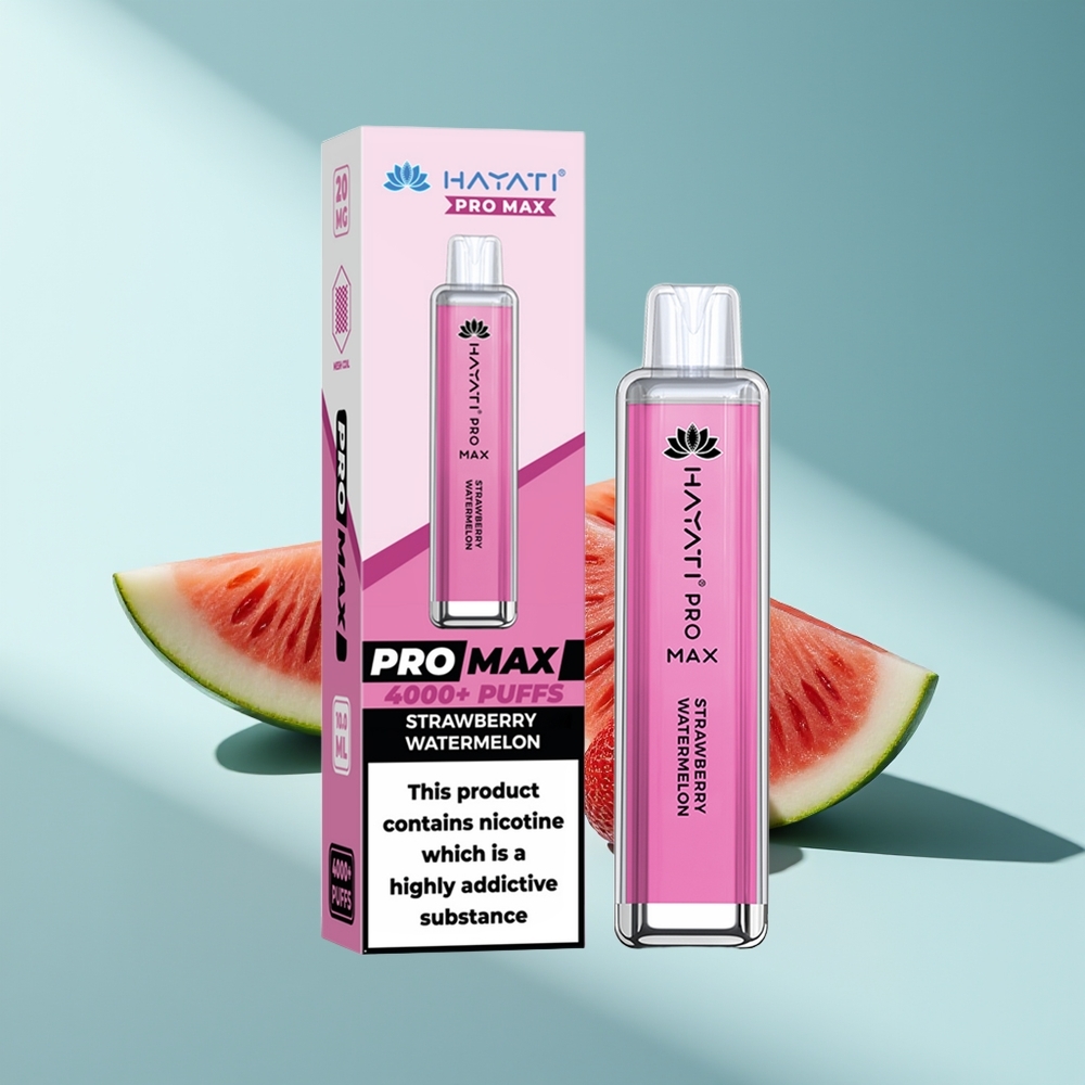 Hayati Pro Max 4000 Erdbeer-Wassermelone Dual-Mesh Ladebar